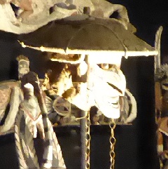 Photo de masque d'Océanie au musée ethnographique de Hambourg